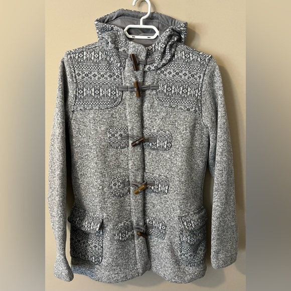 Patagonia Grey Better Sweater Icelandic Fleece Coat Size Small - Picture 2 of 6